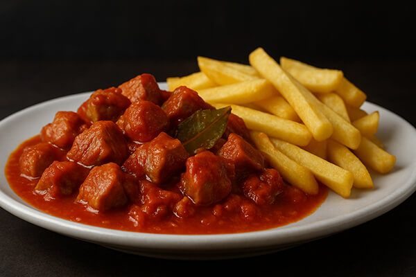 34. Magro de cerdo con tomate.