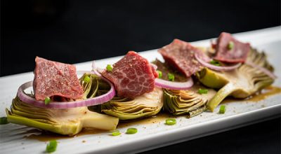 Alcachofas salteadas